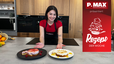 Sarah mit Himbeertorte