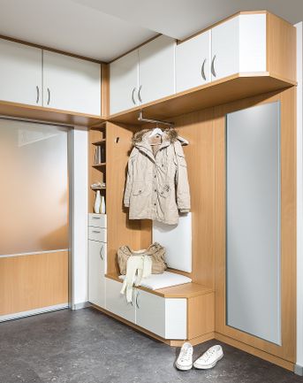 Garderobe.