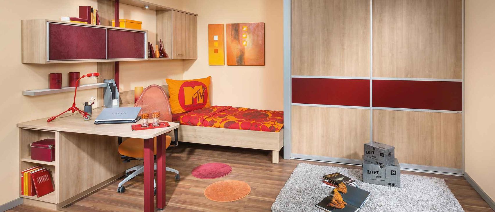 P.MAX Kinderzimmer Schiebetürschrank.