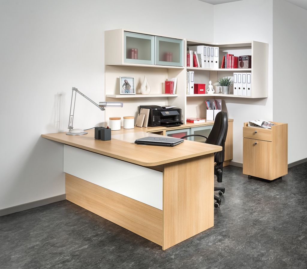 Büro mit Rollcontainer