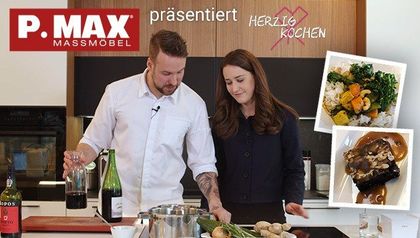 Currygemüse und sündhaft guter Haselnuss-Brownie