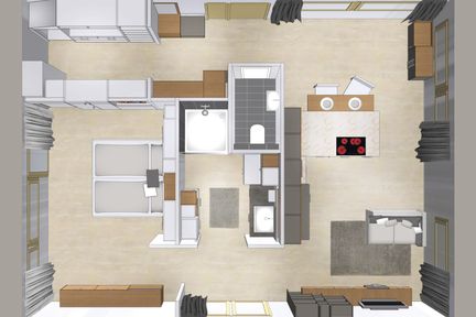 Grundriss 60m2