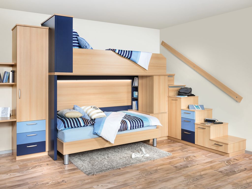Jugendzimmer mit Hochbett