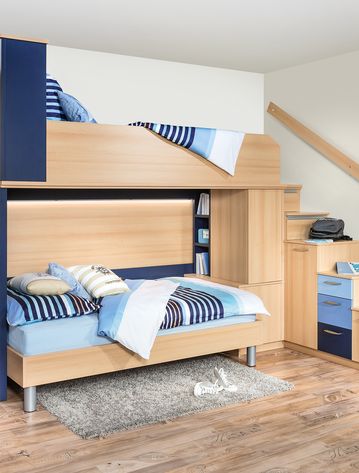 Jugendzimmer mit Hochbett