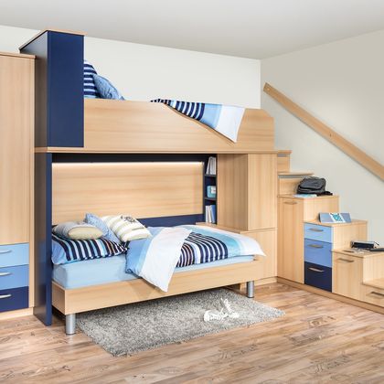 Jugendzimmer mit Hochbett