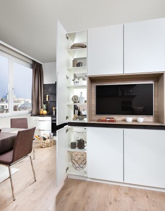 Raumtrenner-Schrank