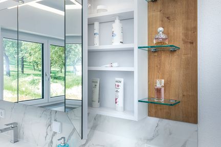 Badezimmer Stauraum