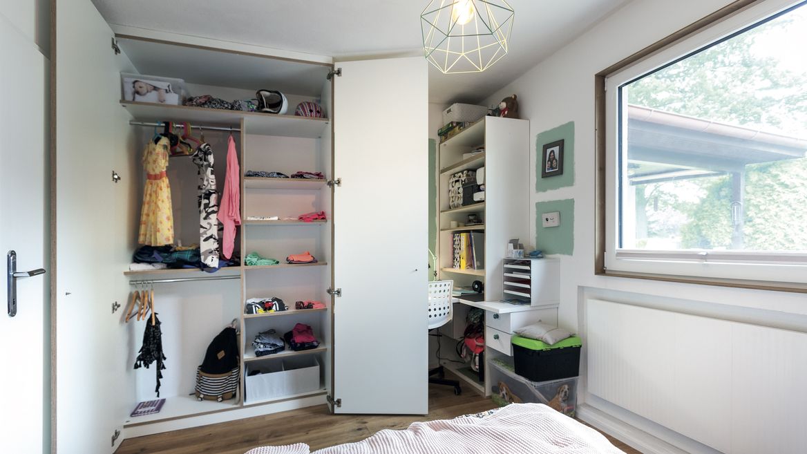 Stauraum im P.MAX Jugendzimmer.
