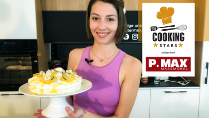 Traumhaft schön und süß: Zitronen-Rosmarin Pavlova.
