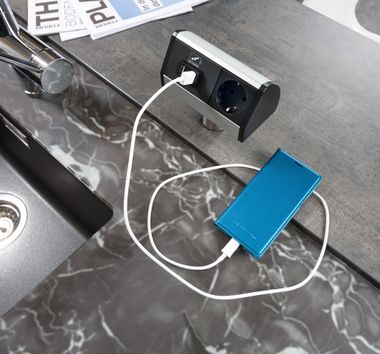 USB-Kombisteckdose.
