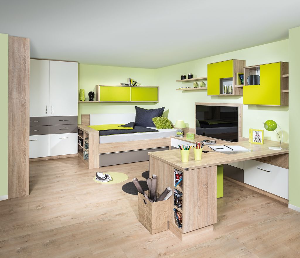 Jugendzimmer mit Umbauliege