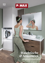 P.MAX Katalog 2026 Bad Armaturen Waschbecken