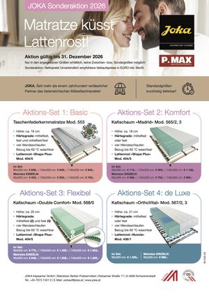 Joka Sonderaktion 2026 – Matratze küsst Lattenrost