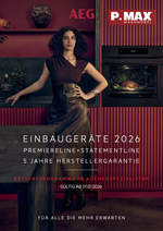 AEG Premierline Statementline Kernsortiment 2026