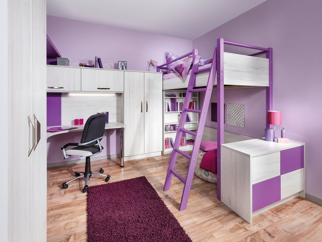 Jugendzimmer mit Hochbett
