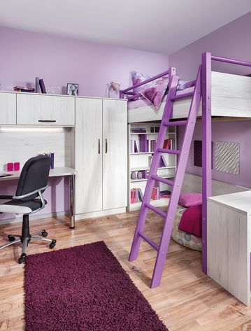 Jugendzimmer mit Hochbett