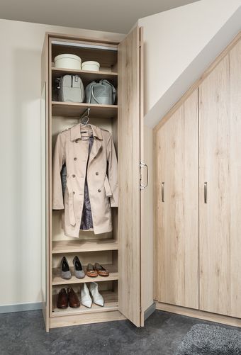 Falttür-Schrank