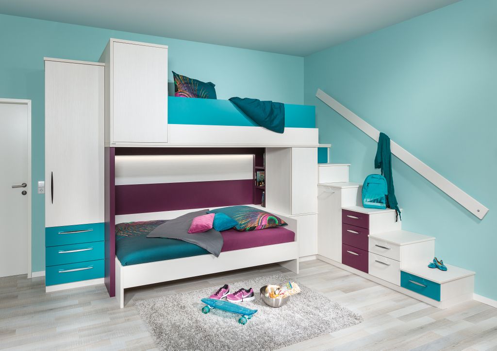 Jugendzimmer mit Hochbett