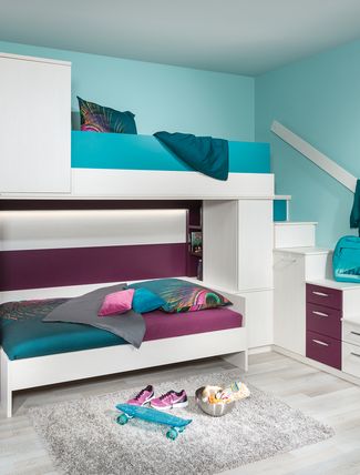 Jugendzimmer mit Hochbett