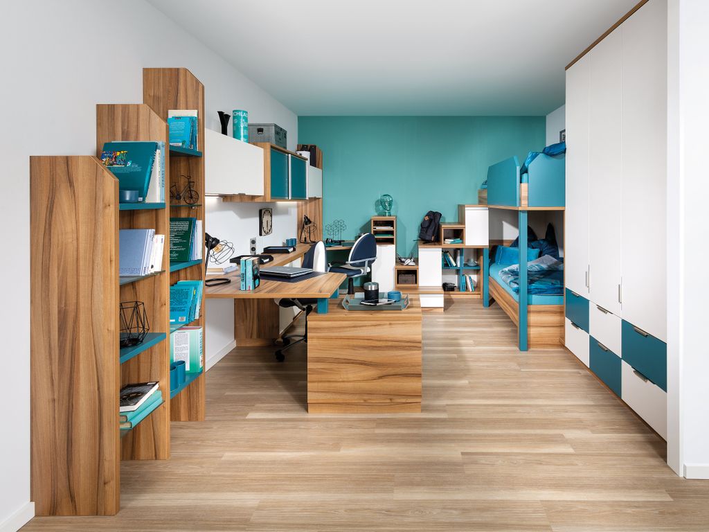 Jugendzimmer mit Hochbett