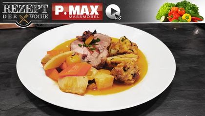 Rezept der Woche: Mostbratl mit Gemüse