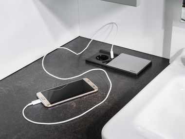 USB-Kombisteckdose.