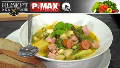Rezept der Woche: Spargel-Erdäpfel-Gulasch